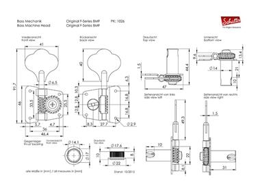 CL. BAJO SCHALLER  FENDER BASS BMFL | SCBFC