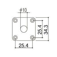 PLACA JACK LP GOTOH METAL | JLP1C