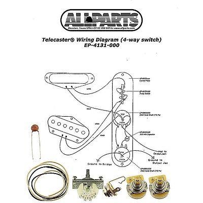 KIT ELECTRONICA TELECASTER (4 POSICIONES) | EP4131-00