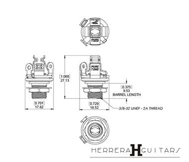 JACK PURE TONE 6,35 mm STEREO | PTT2