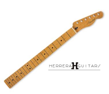 FENDER® ROASTED MAPLE TELECASTER NECK 21 NARROW TALL FRETS 9.5 MAPLE C SHAPE | 0990602920