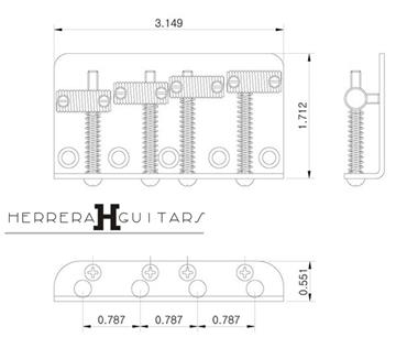 PTE. BAJO '60 P/J BASS BRIDGE RELIC | BB03-AGED