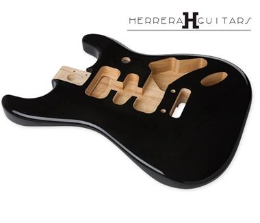 DELUXE SERIES STRATOCASTER® HSH, ALDER BODY, NEGRO | 0997103706