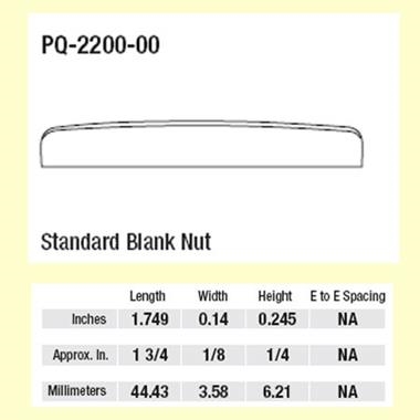 CEJUELA STRAT/TELE SIN SLOTS PLANA ABAJO | PQ-2200-00